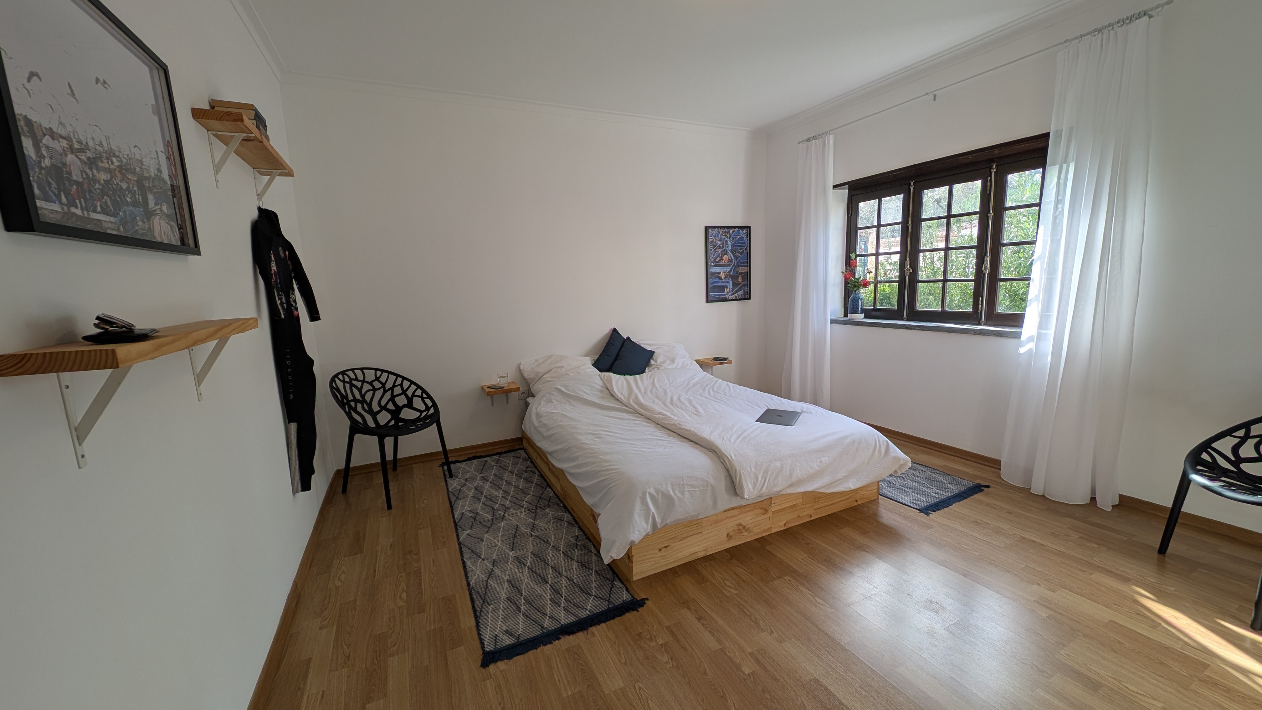 Blaues Schlafzimmer