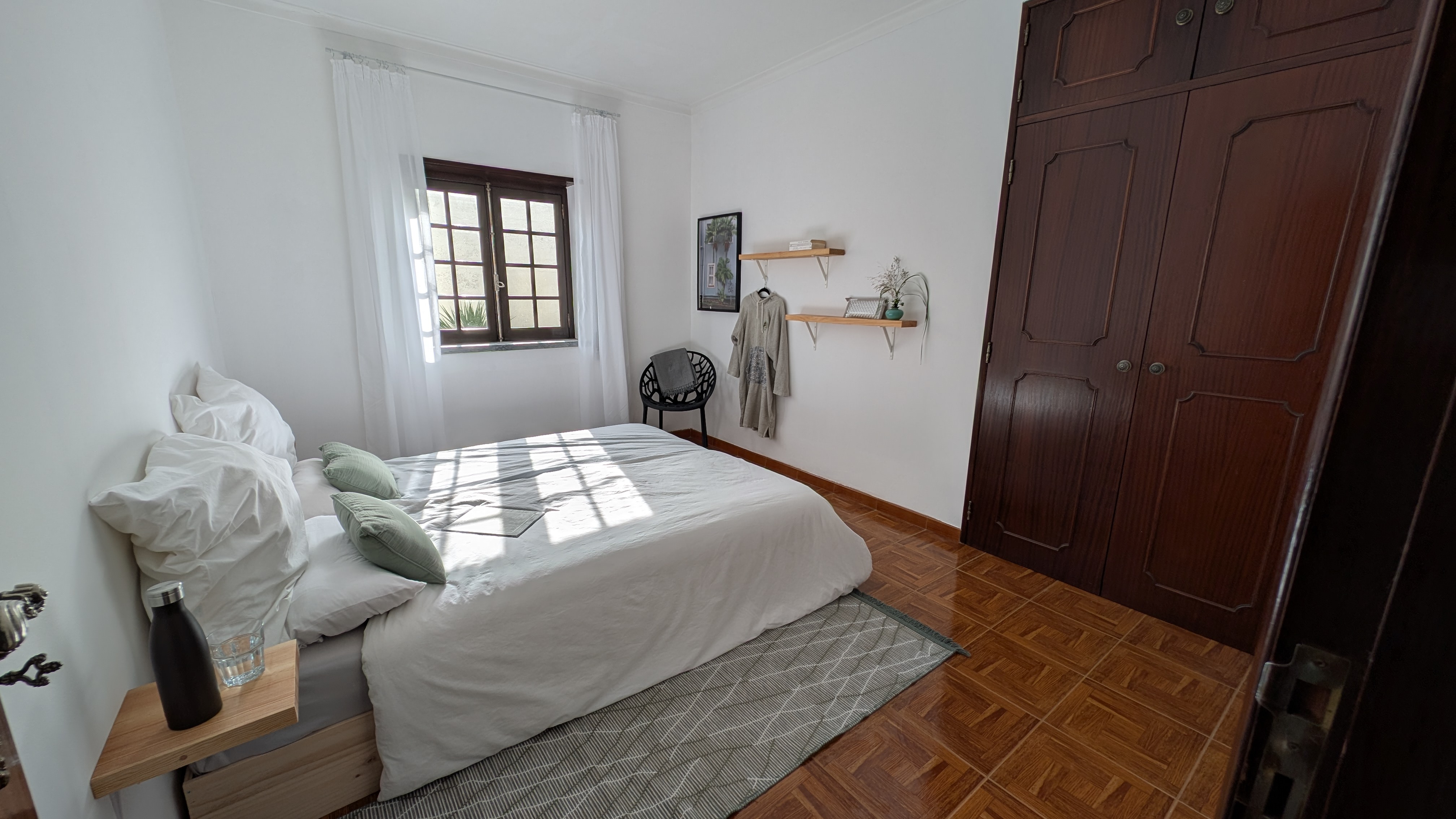 Grünes Schlafzimmer